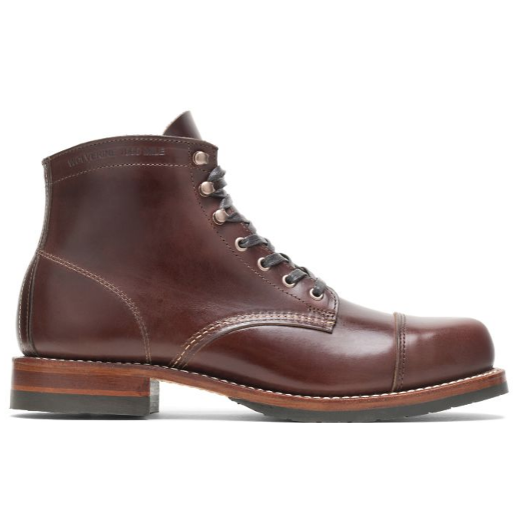 Men's Wolverine 1000 Mile Cap-Toe Boot Brown W990075