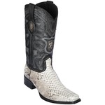 Men's Los Altos European Square Toe Python Natural 765749