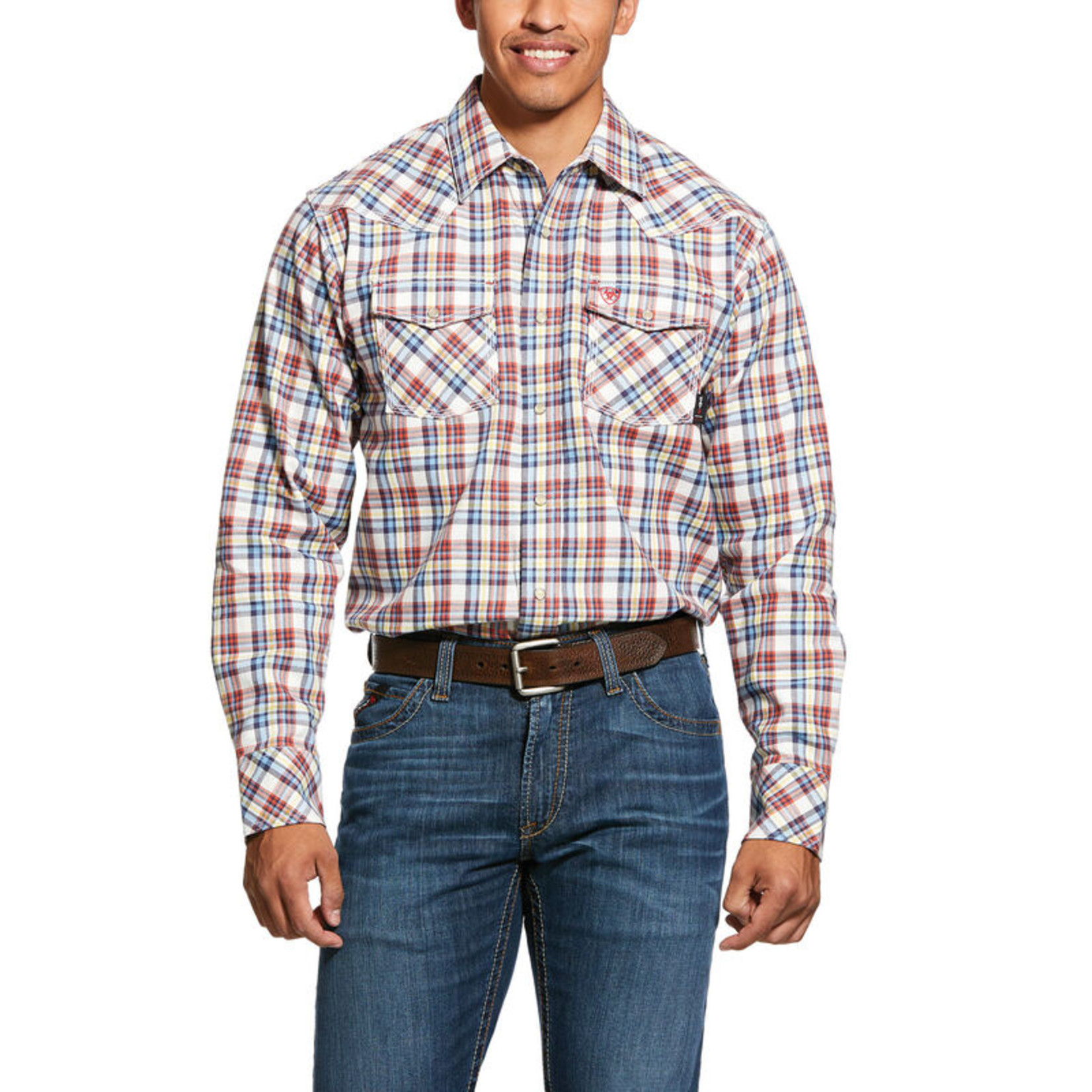 Men's Ariat FR Granite Retro Fit Snap 