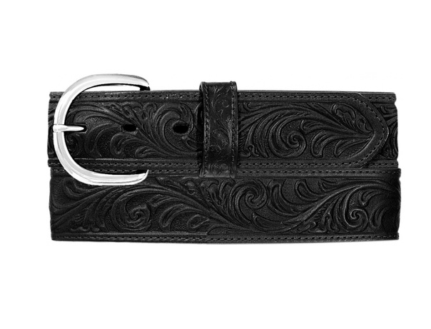 Justin Scroll Tooled Belt - 53909