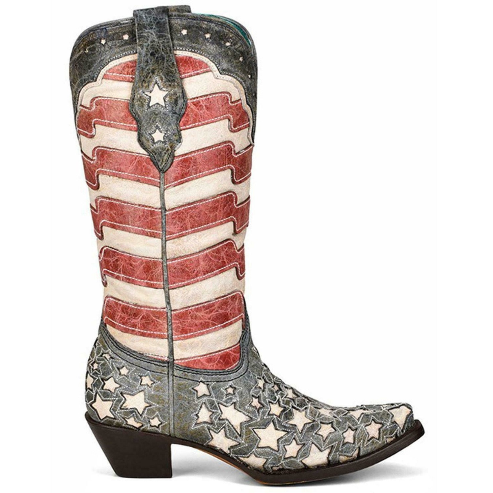 Women's Corral American Flag A4152 - Chester Boot Shop