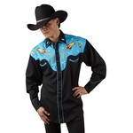 Men's Rockmount 2-Tone Space Cowboy Embroidered 6726