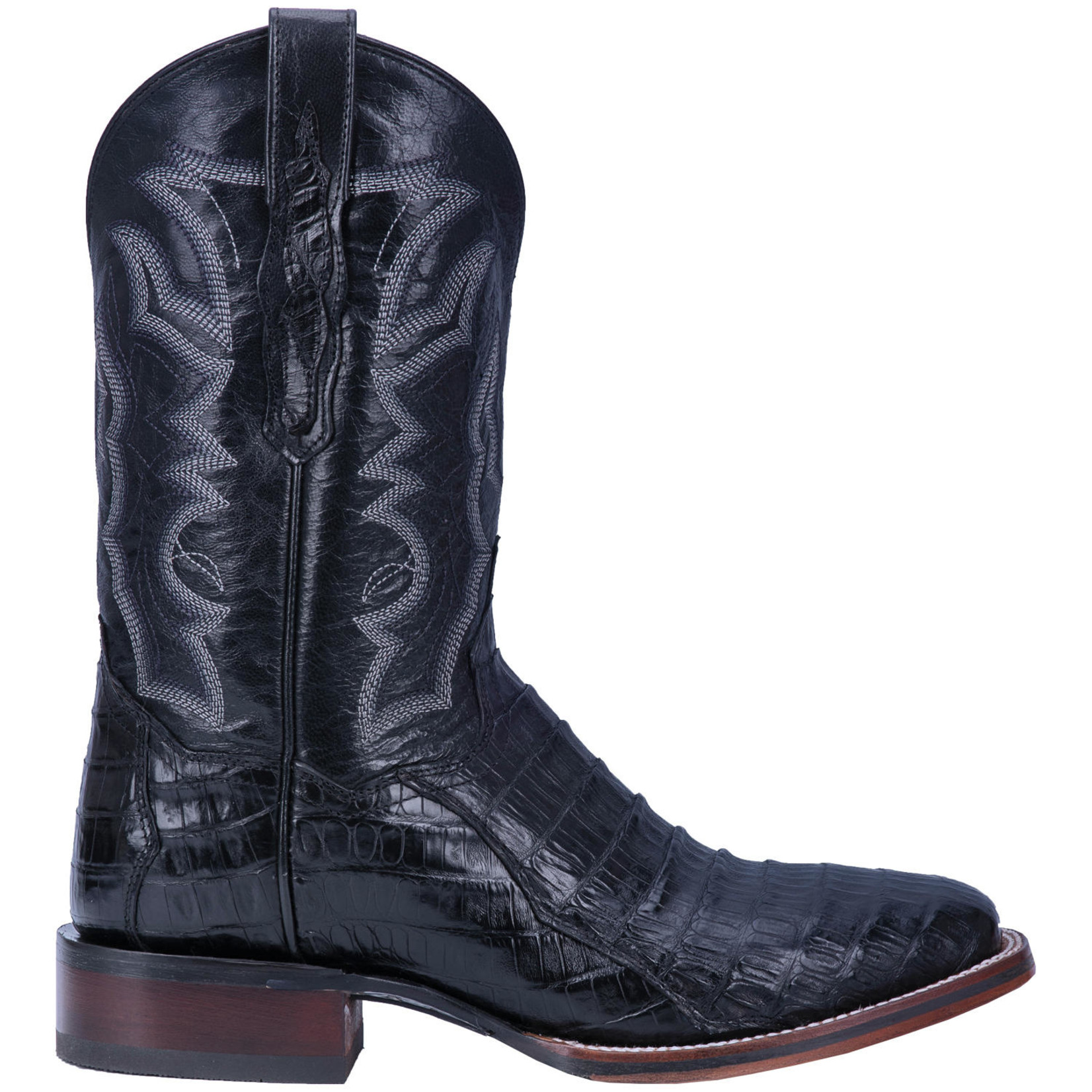 Dan Post Men's Dan Post Kingsly Caiman Square Toe Black DP4805