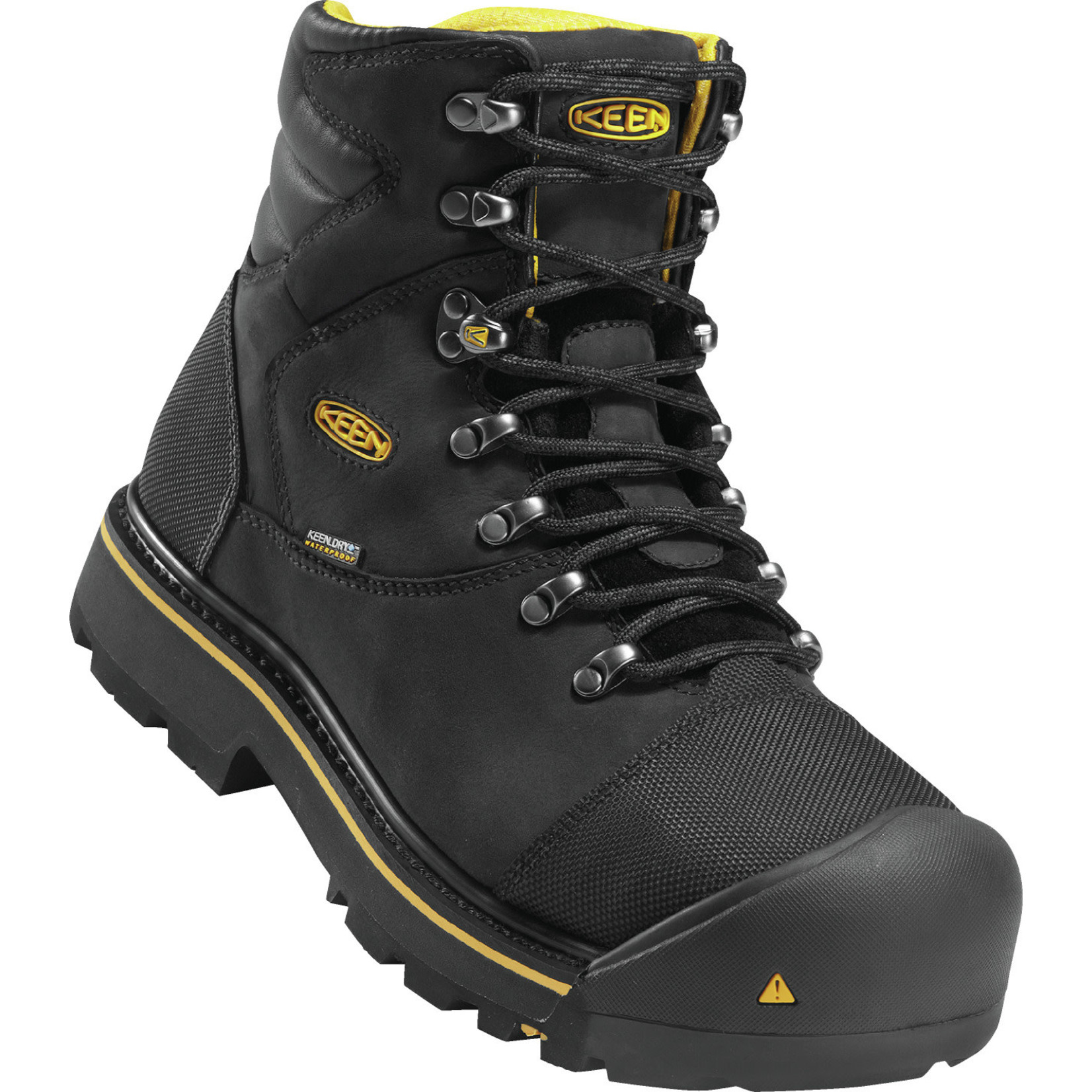 Keen Men's Keen 6" Steel Toe Waterproof Milwaukee Black 1009173