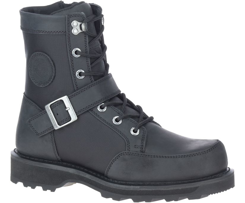 Men's Harley Hamlyn Nylon Black D93786 - Chester Boot Shop
