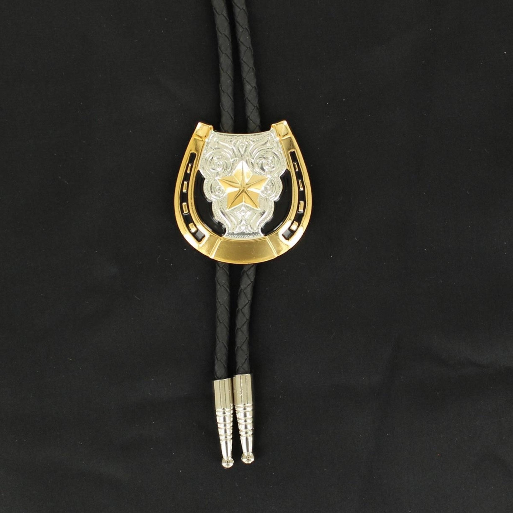 M & F Double S Horseshoe & Star Bolo 22704