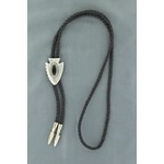 M & F  Double S Black Arrowhead Bolo 22120