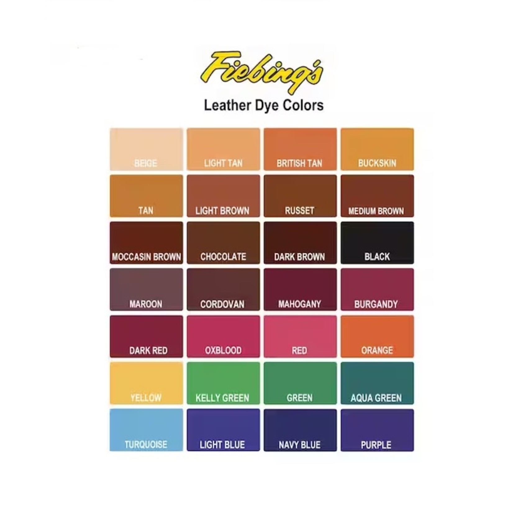 Fiebing s Leather Dye 4 oz Tan