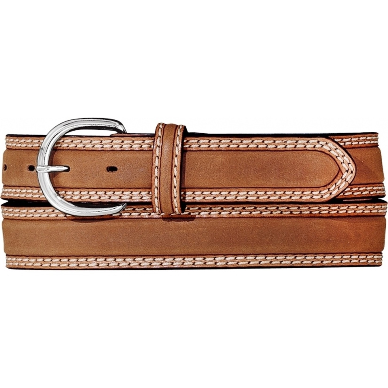 Leegin Double Stitch Stockman Belt 9349L