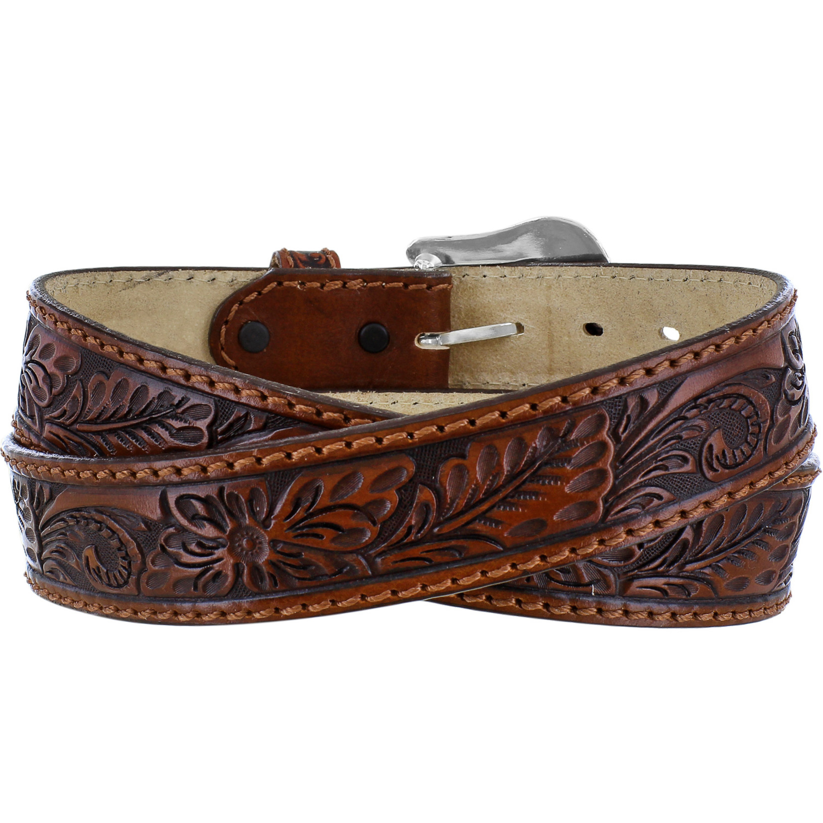 Leegin Floral Hand Tooled Belt C40065