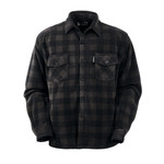 Men's Outback Fleece Big Shirt Charcoal 4268