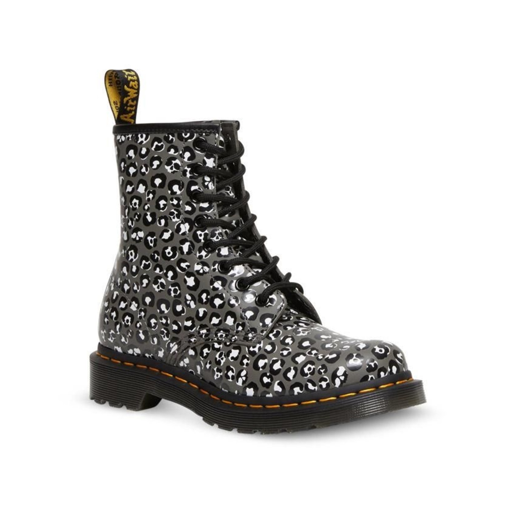 Dr Martens Women's Dr. Martens 1460 Loud Leopard Gun Metal 27652029