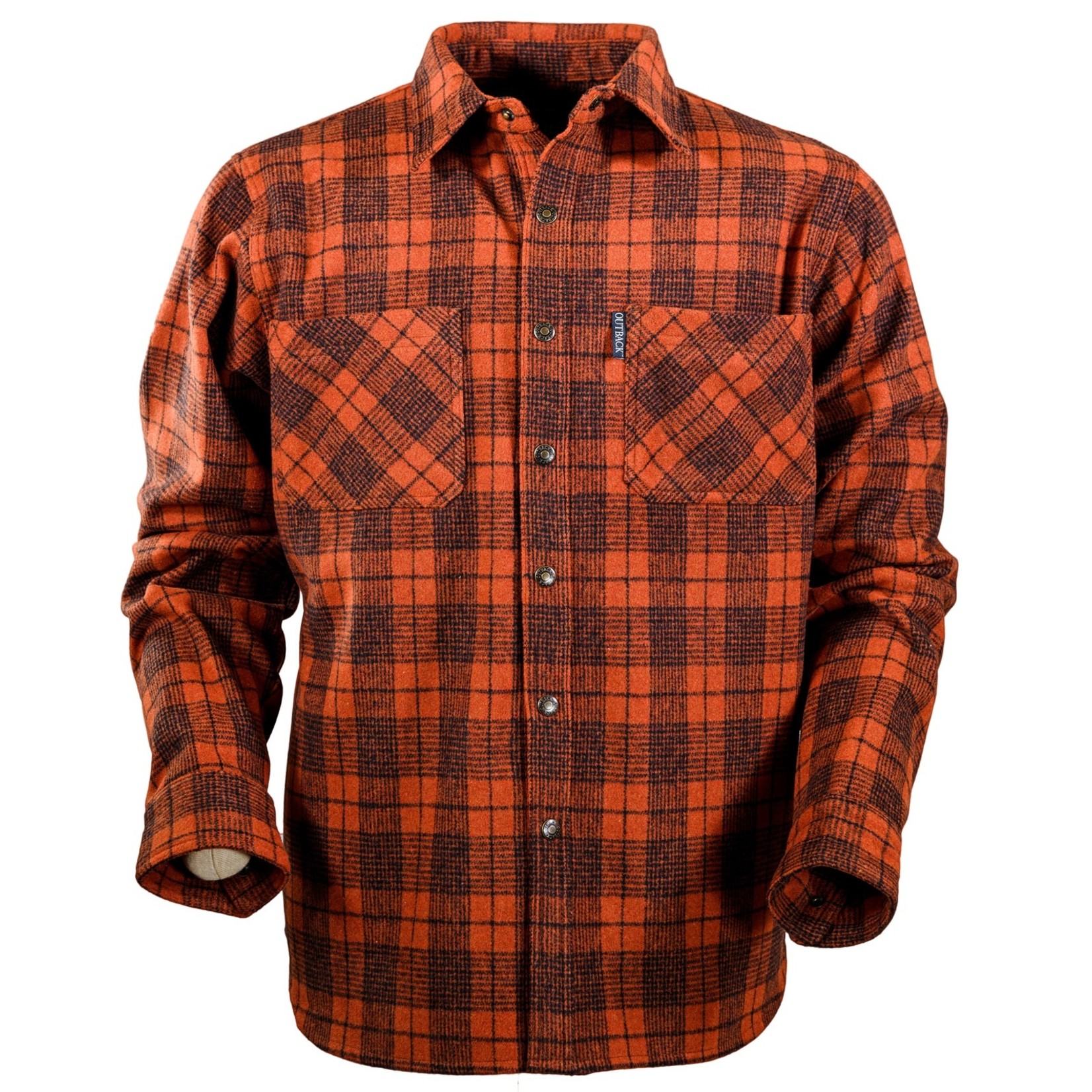 Men's Outback Clyde Big Shirt Burnt Orange 42667