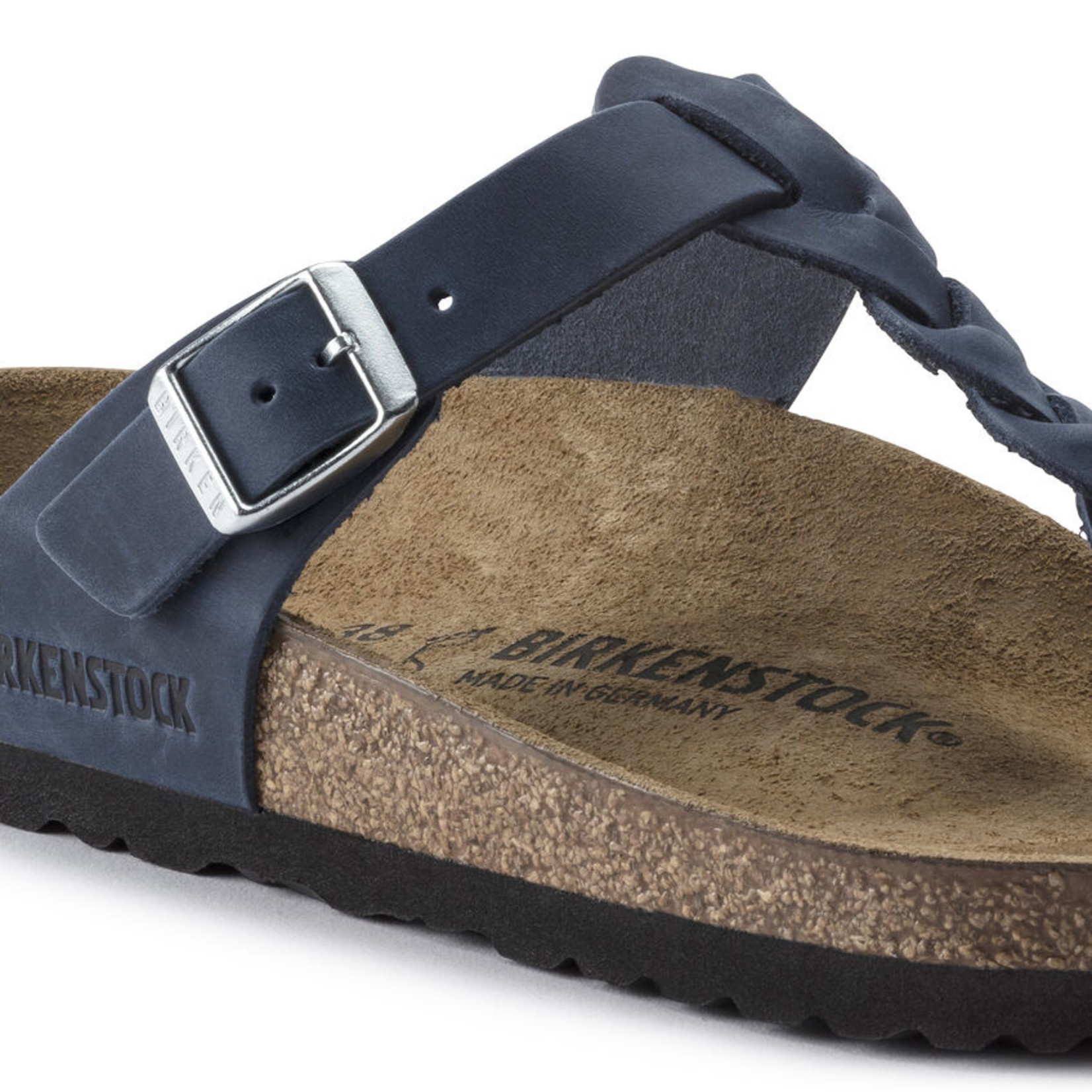 Navy top gizeh birkenstocks