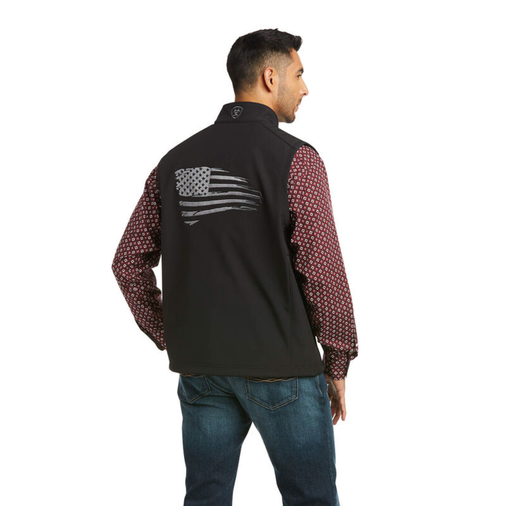 Ariat Men's Ariat Logo 2.0 Patriot Softshell Vest 10037559