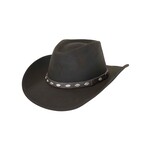 Outback Badlands Oilskin Hat Brown 14716