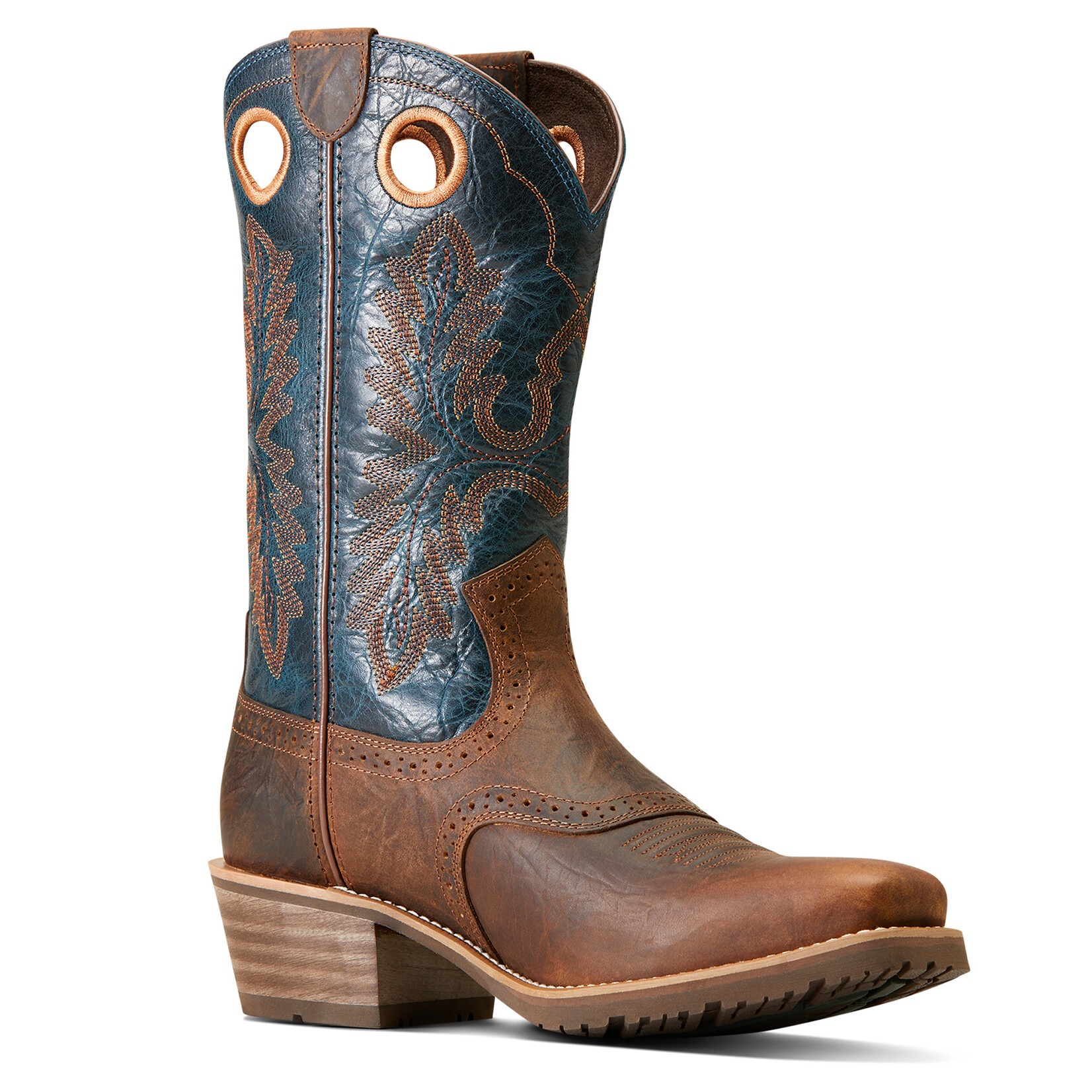 Ariat Men's Ariat Hybrid Roughstock Fiery Brown Crunch 10046831