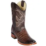 Men's Los Altos Wide Square Toe Caiman Tail 8220116