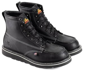 Thorogood Polished‎  Black Leather Boots with Classic Design V Series Thorogood Black 6 main image 2