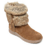 Minnetonka Women's Minnetonka Suede Everett Boot Dusty Brown 80083