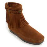 Minnetonka Women's High Top Brown Zip Boot 292