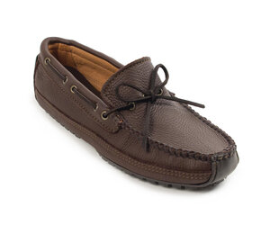 Men's Minnetonka Moosehide Weekender Chocolate 752 - Chester Boot Shop