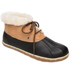 Minnetonka Women's Minnetonka Tega Black & Tan 87309