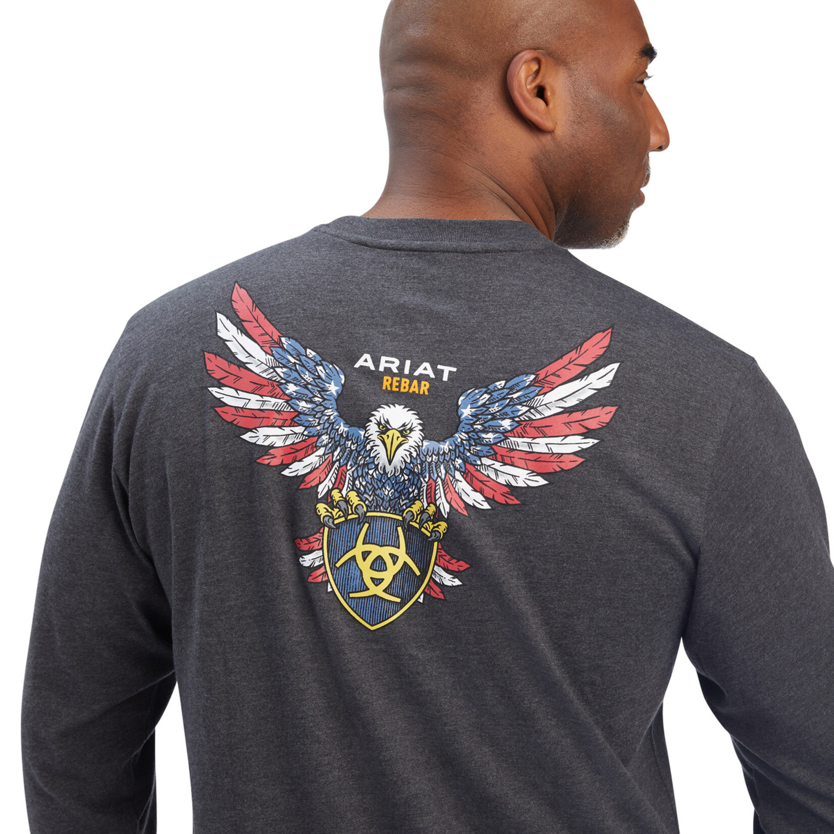 Ariat Men's Ariat Rebar Cotton Strong American Raptor T-Shirt 10041422