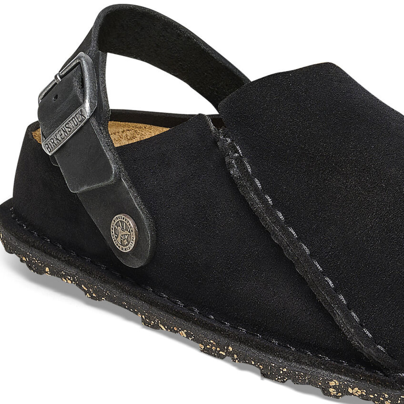 Birkenstock Men's Birkenstock Lutry Premium Sued Black 1025323