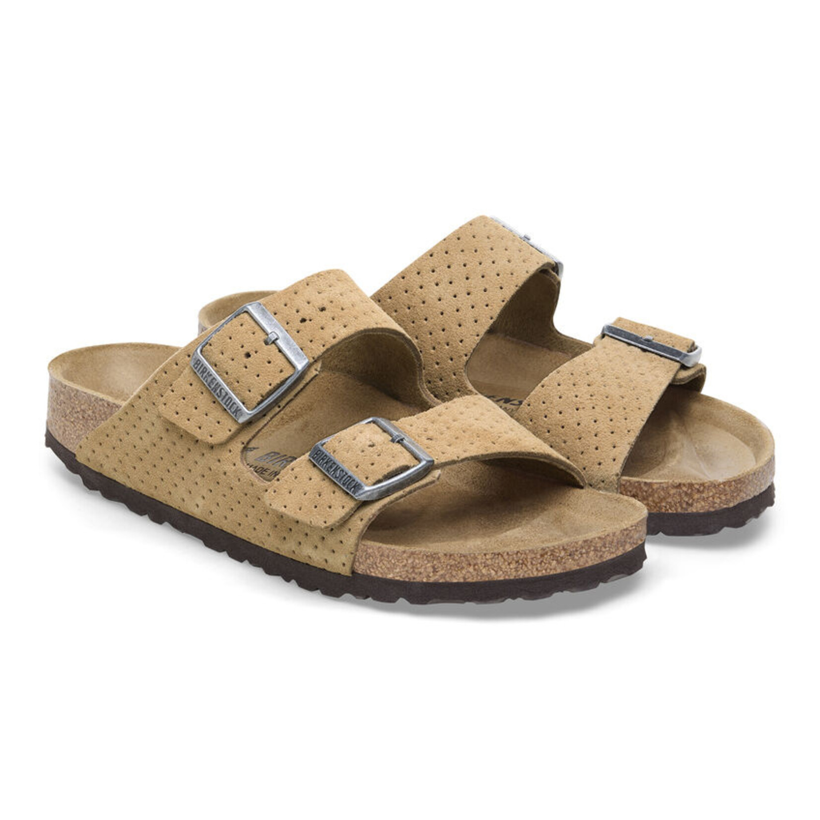 Birkenstock Women's Arizona Emboss Dots New Beige 1027066