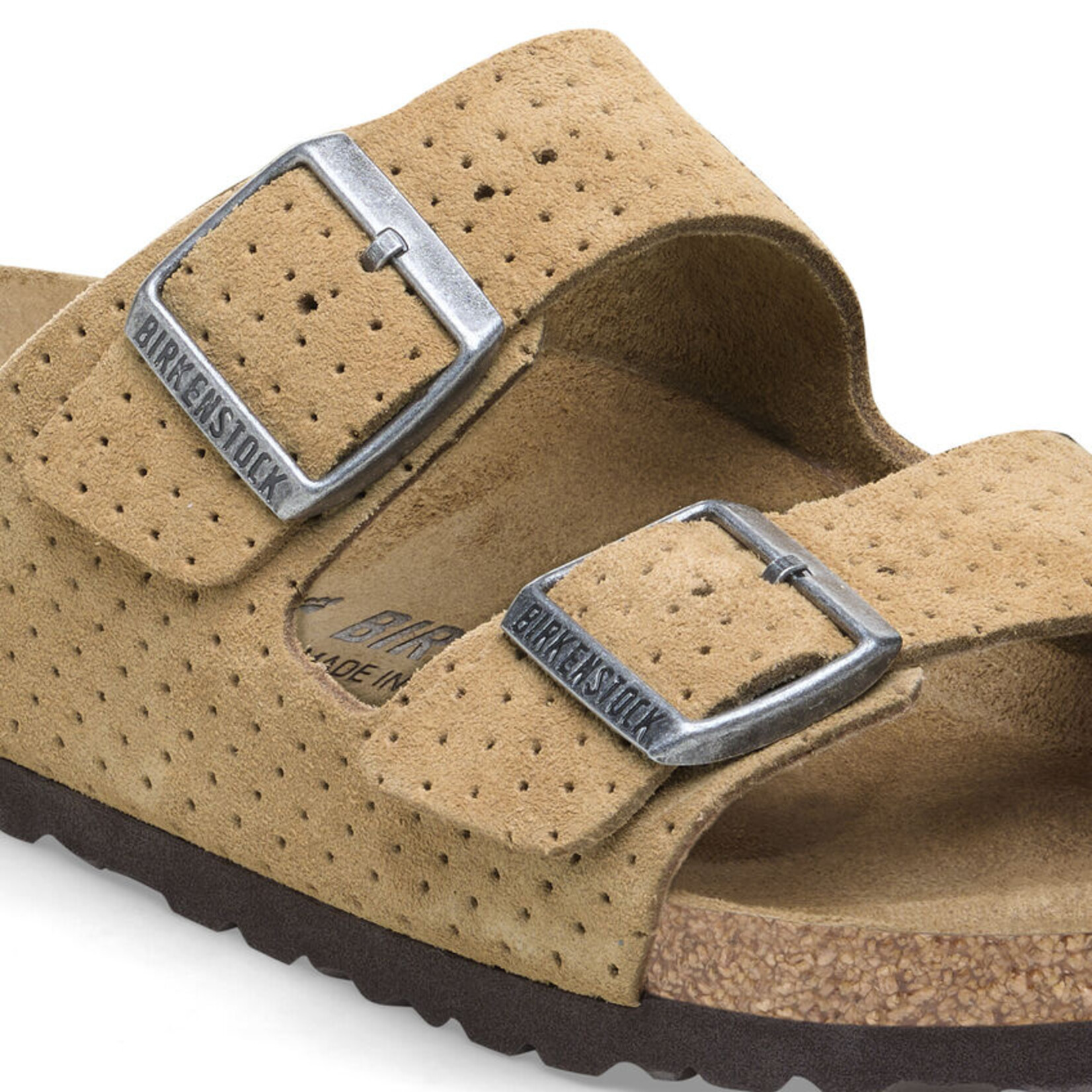 Birkenstock Women's Arizona Emboss Dots New Beige 1027066