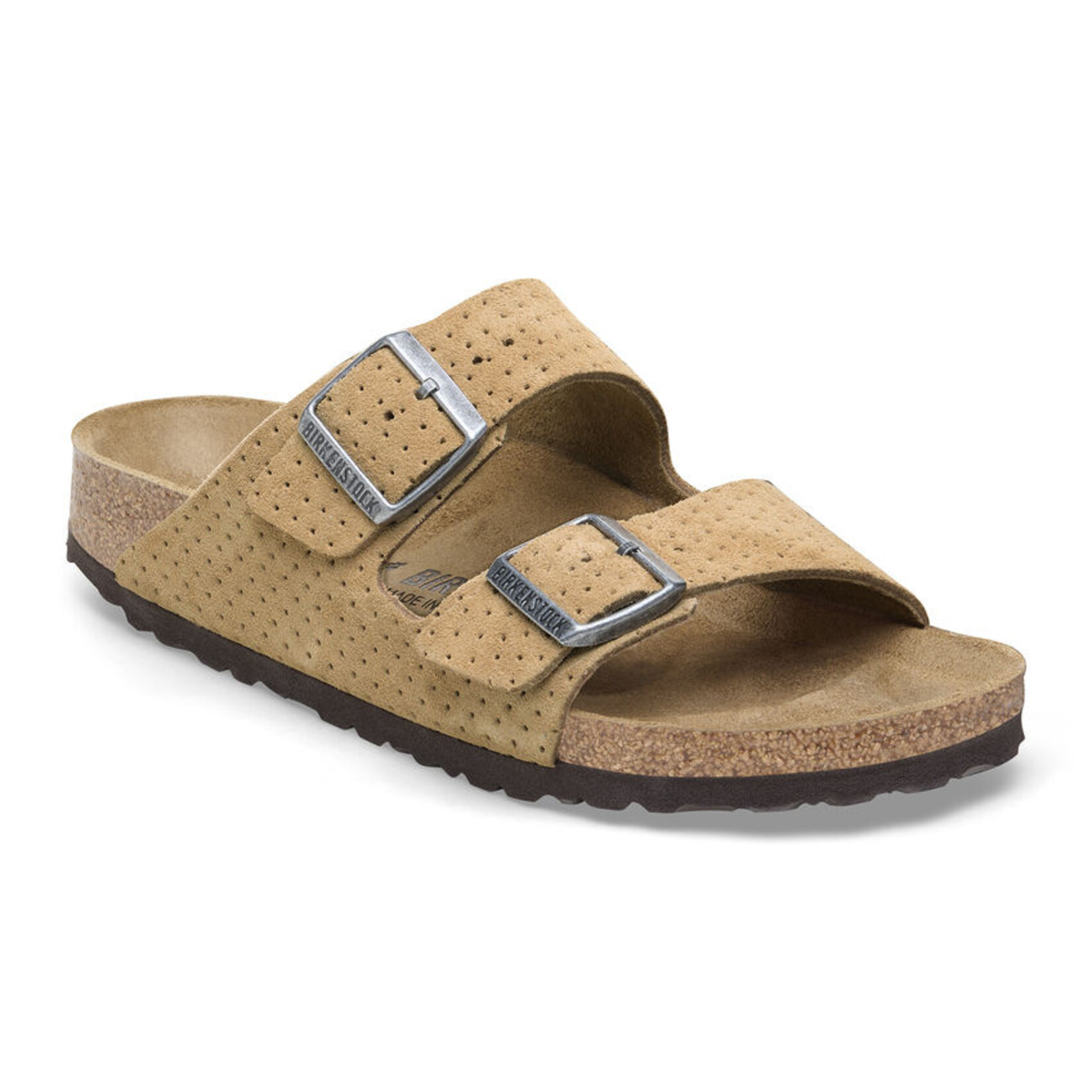 Birkenstock Women's Arizona Emboss Dots New Beige 1027066