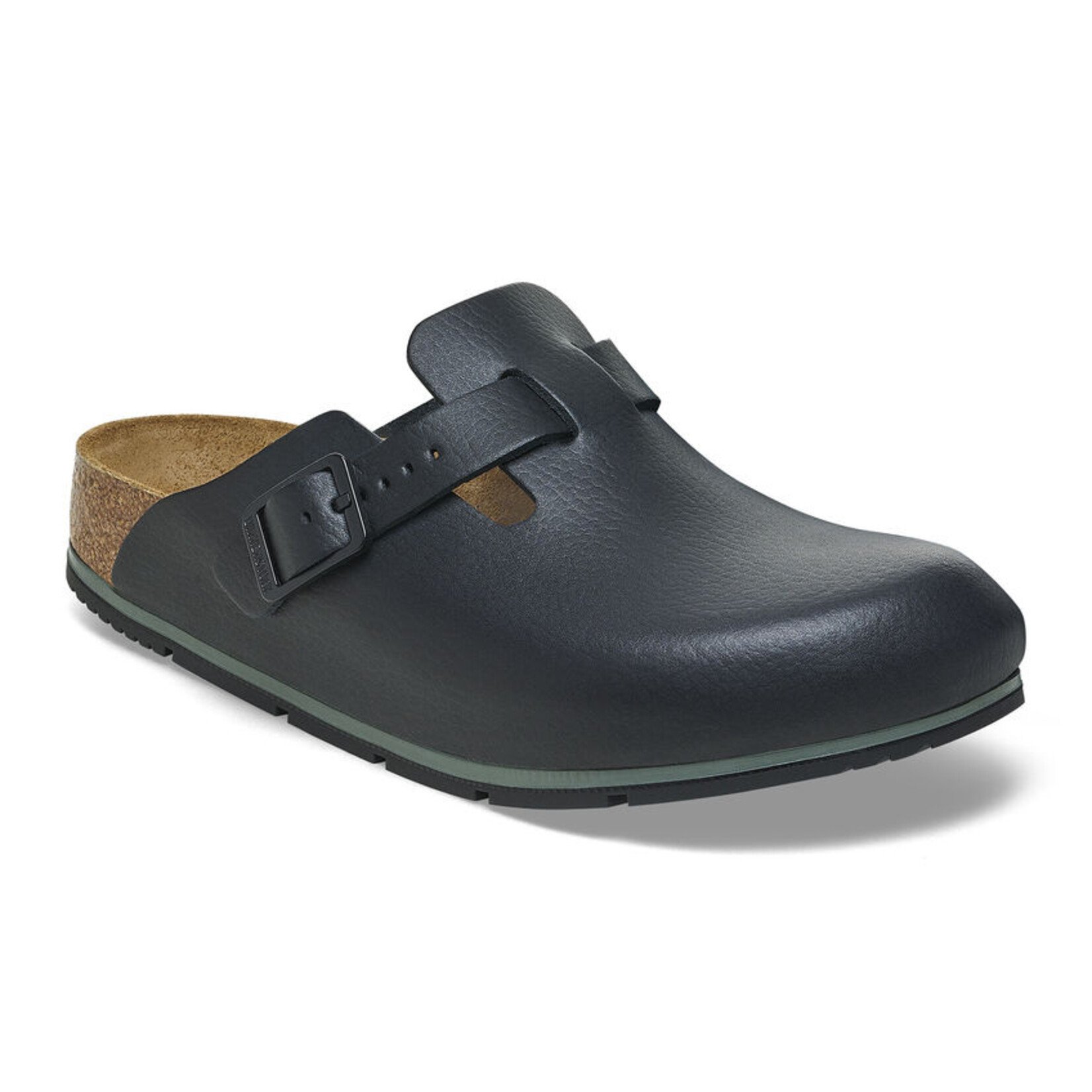 Birkenstock Men's Birkenstock Boston Pro Black Slip Resistant 1025979