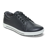 Birkenstock Men's Birkenstock Q0 500 Black Leather Work Shoe 1011244