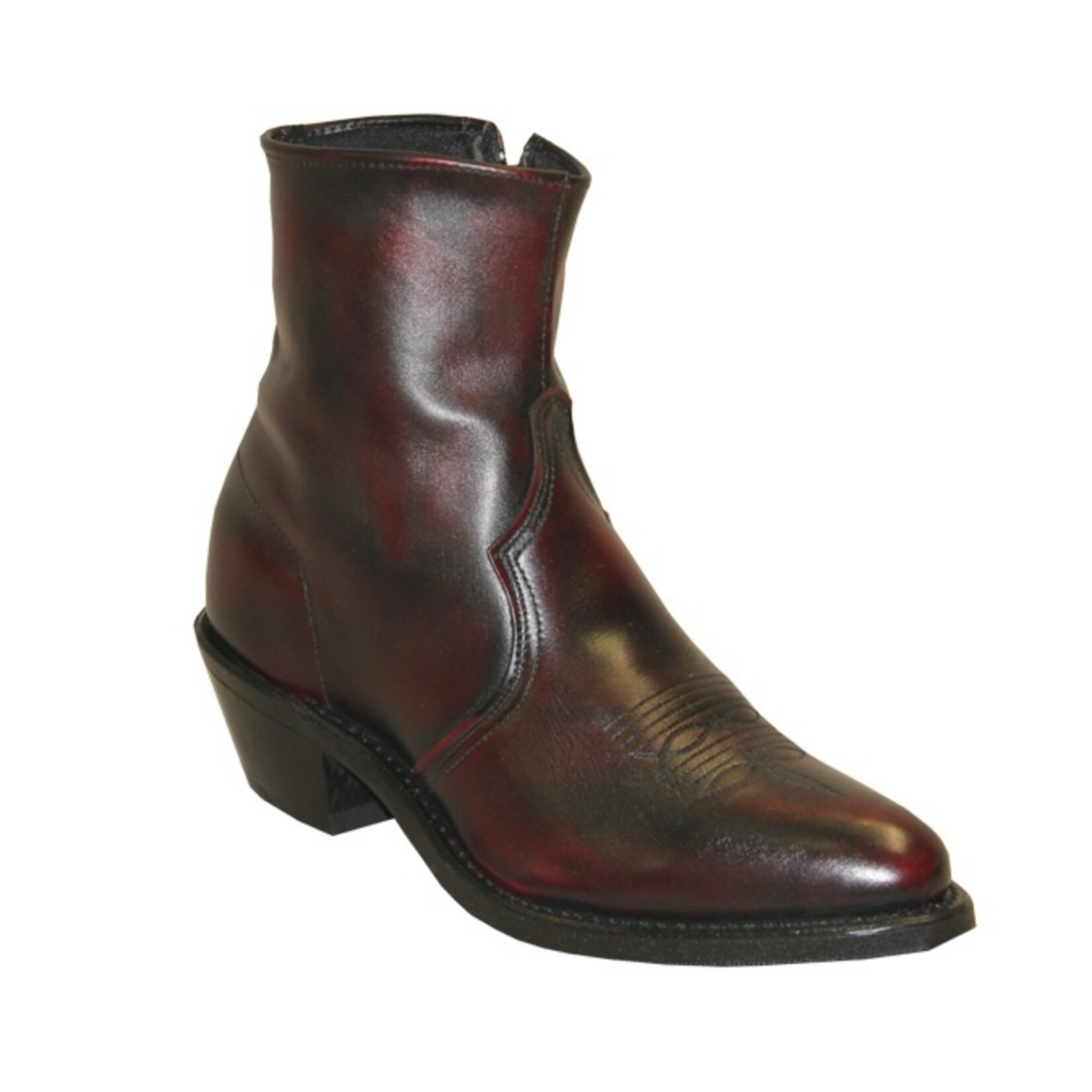 Sage Sage Boots 3147 Black Cherry Zipper Boot