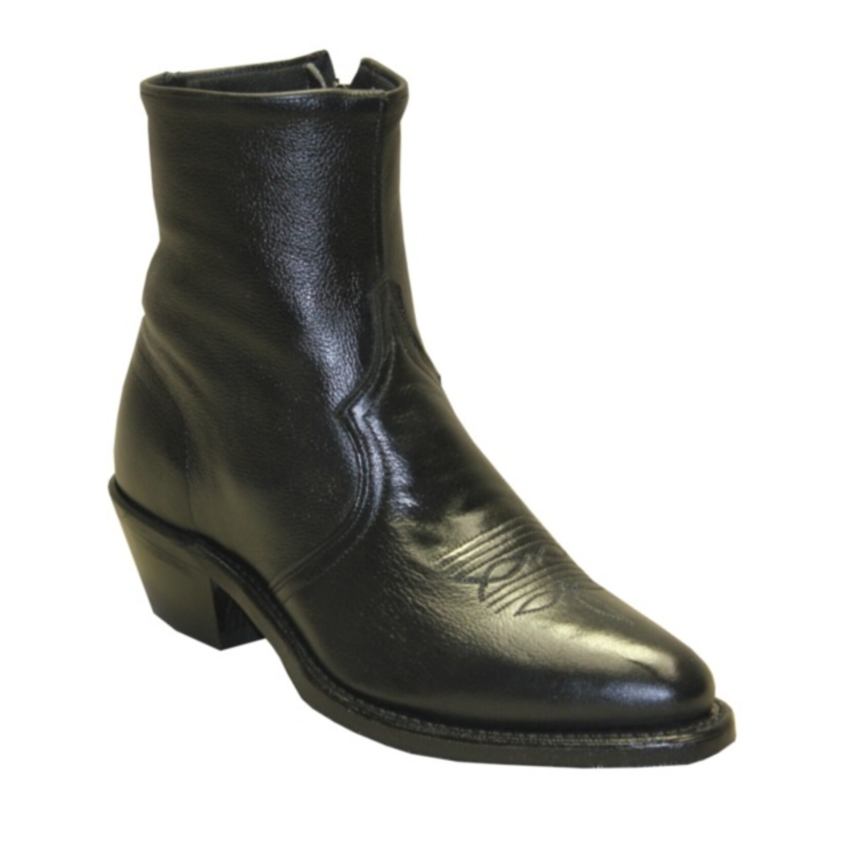 Sage Sage Boots 3151 Black Round Toe Zipper Boot