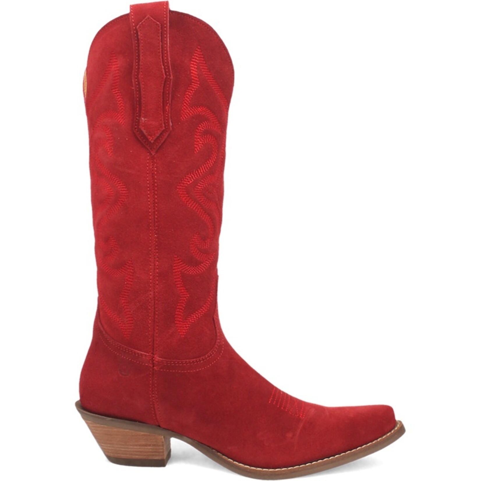Dingo Dingo Boots Out West DI920 Red Suede