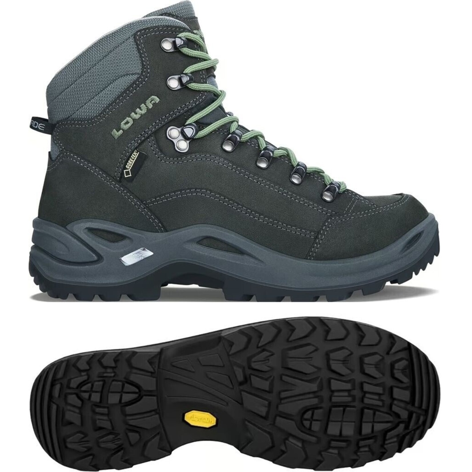 Lowa Lowa Renegade Mid GTX Graphite Jade Women's 3209459781