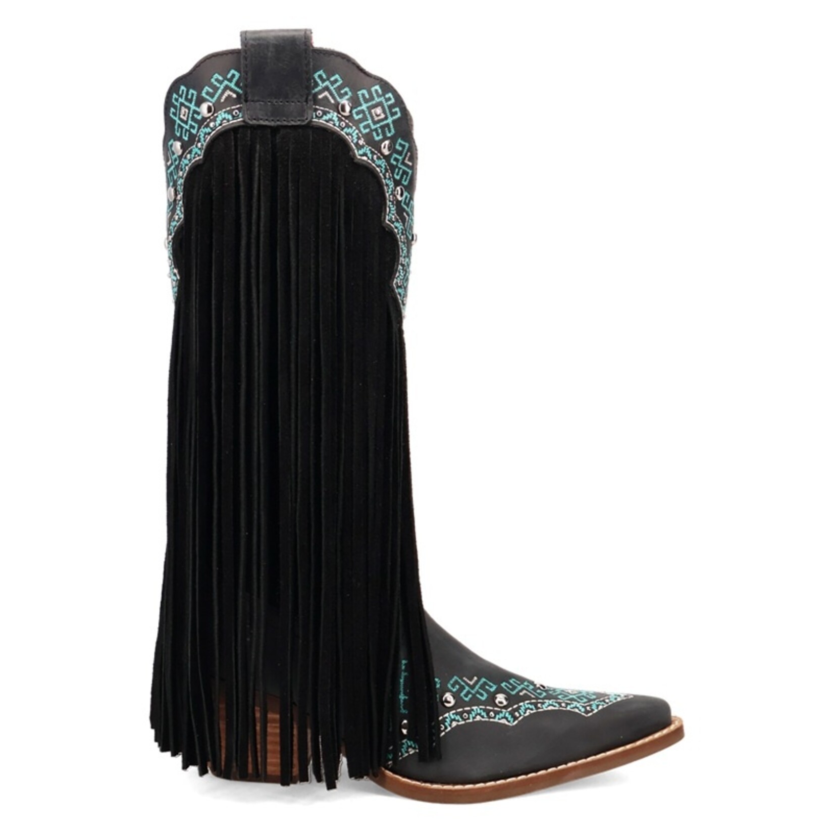Dingo Dingo Tequila Sunrise Black DI2225 Fringe Boot