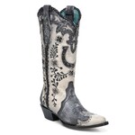 Corral Boots Horseshoe Overlay Grey White A4864