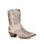 Corral Boots White Glitter Ankle A3550
