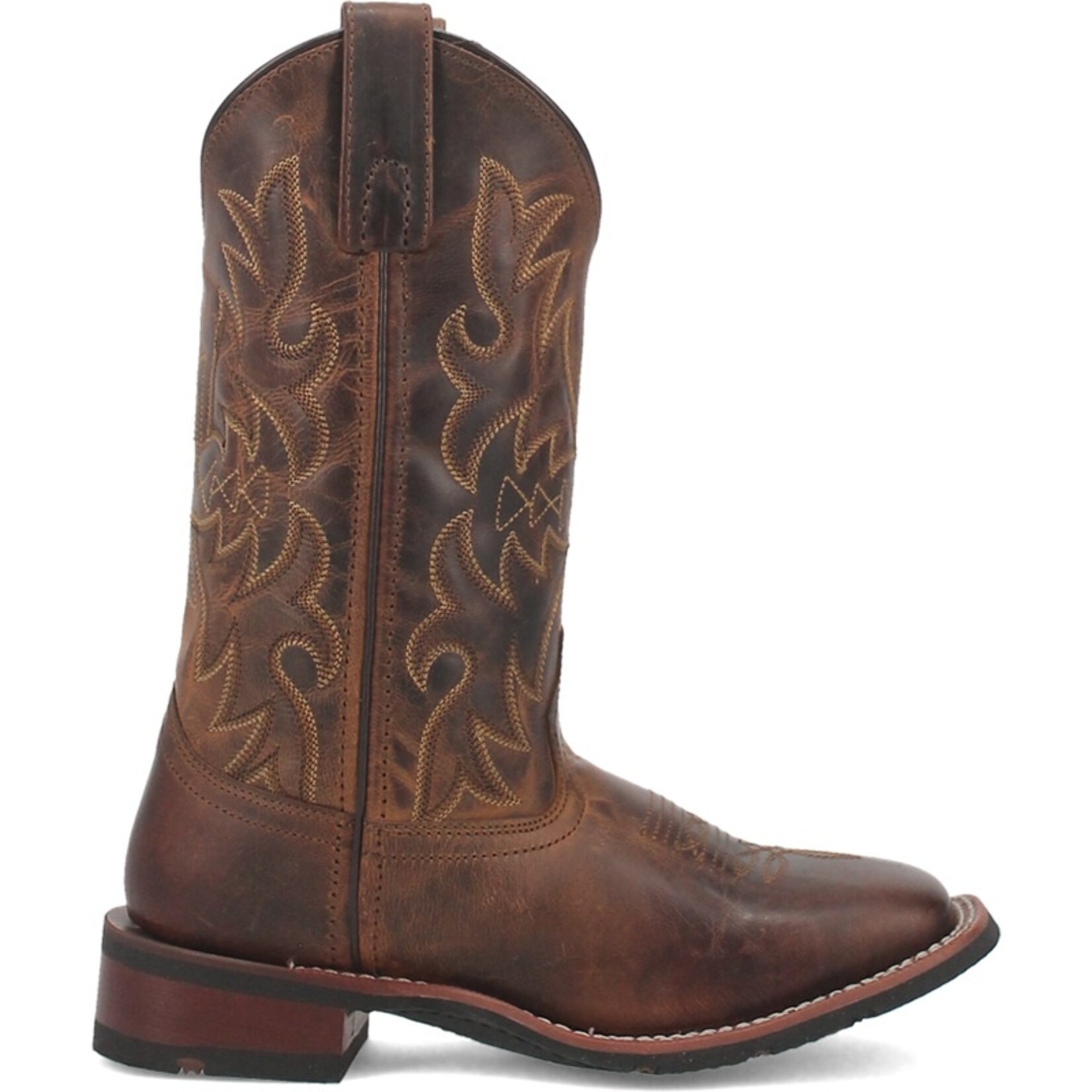 Laredo Laredo Anita Tan Distresses Square Toe 5602 Women's