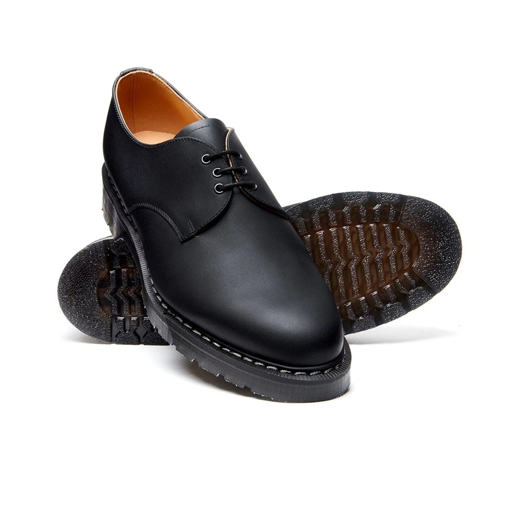 SOLOVAIR Solovair 3 Eye Black Greasy Gibson S3-995-BG-G3