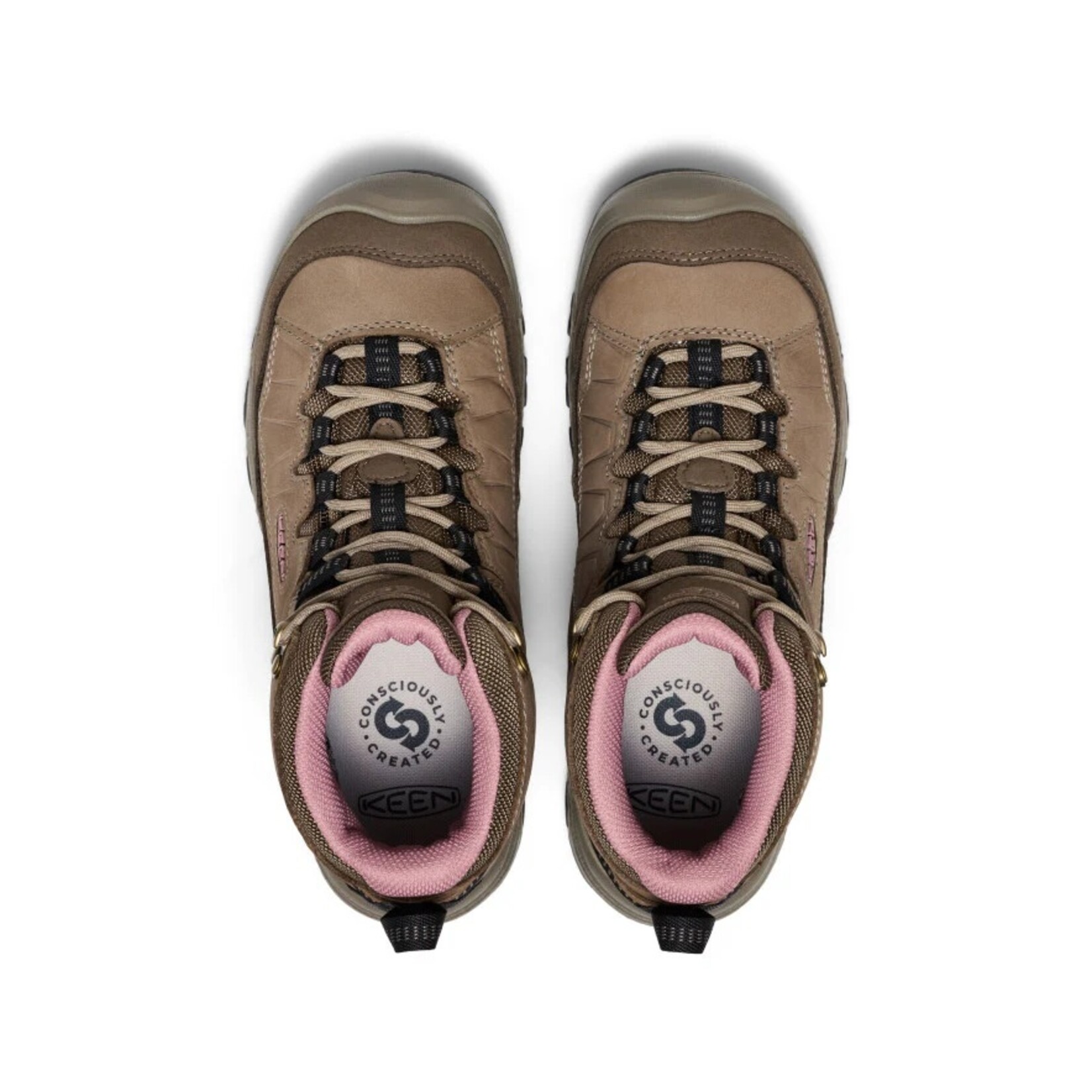 Keen Keen Women's Targhee IV Waterproof Brindle/Nostalgia Rose 1028990