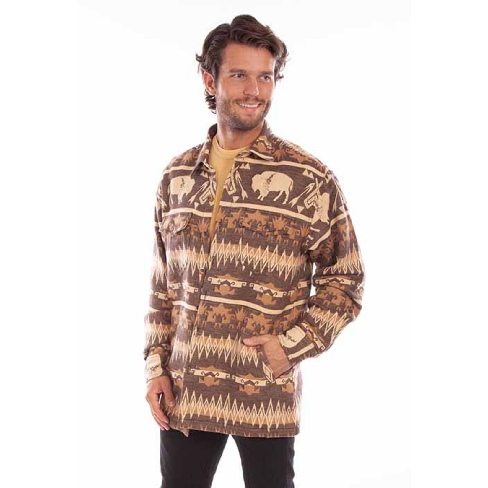 Scully Buffalo Shirt Jacket Brown 5336