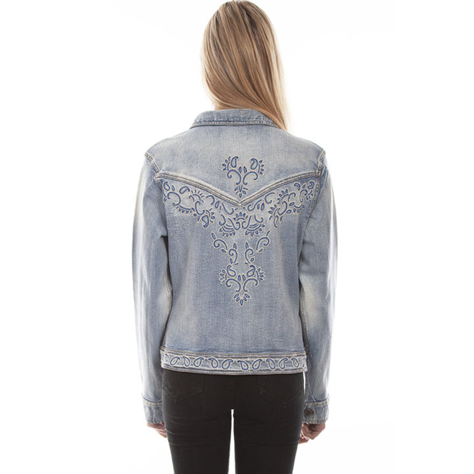 Scully Denim Beaded Jean Jacket HC734