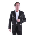 Scully Western Blazer Black P-656