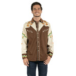 Scully Western Phoenix Shirt Brown P-734