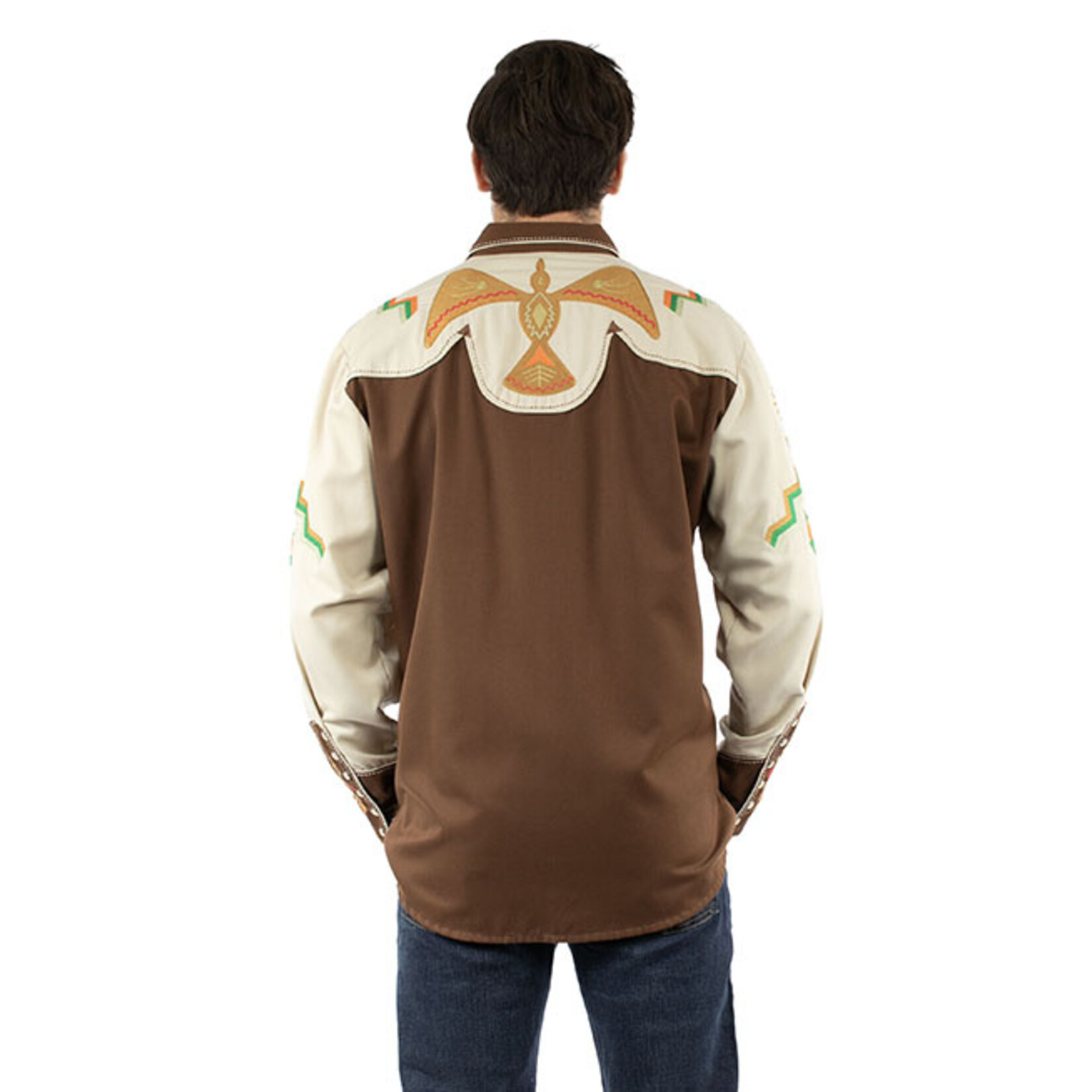 Scully Western Phoenix Shirt Brown P-734