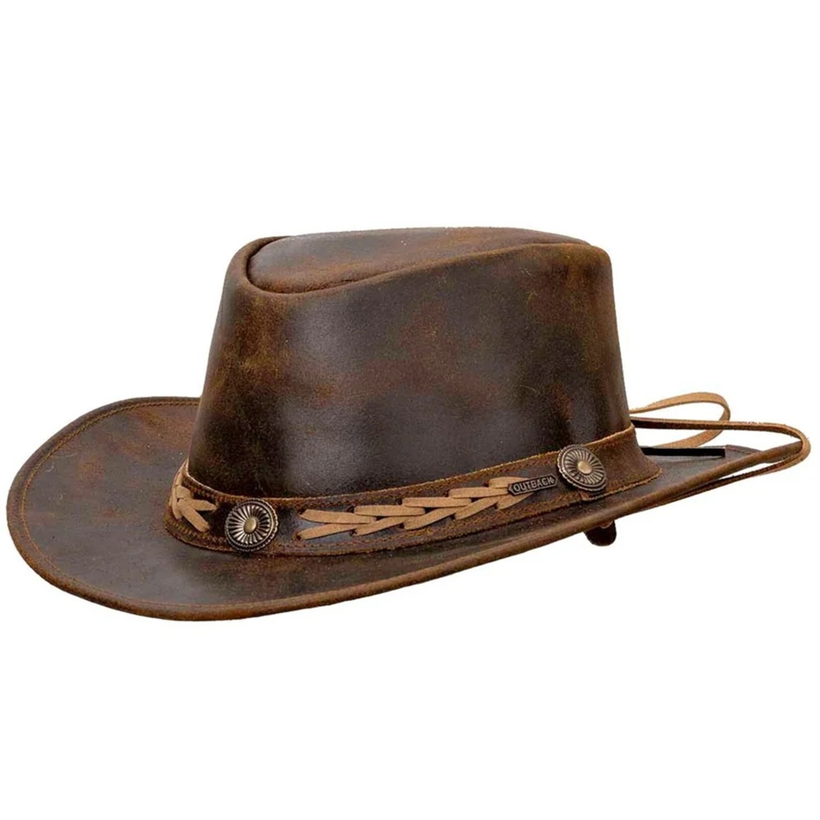 Outback Hats Ridge Brown Leather 13011